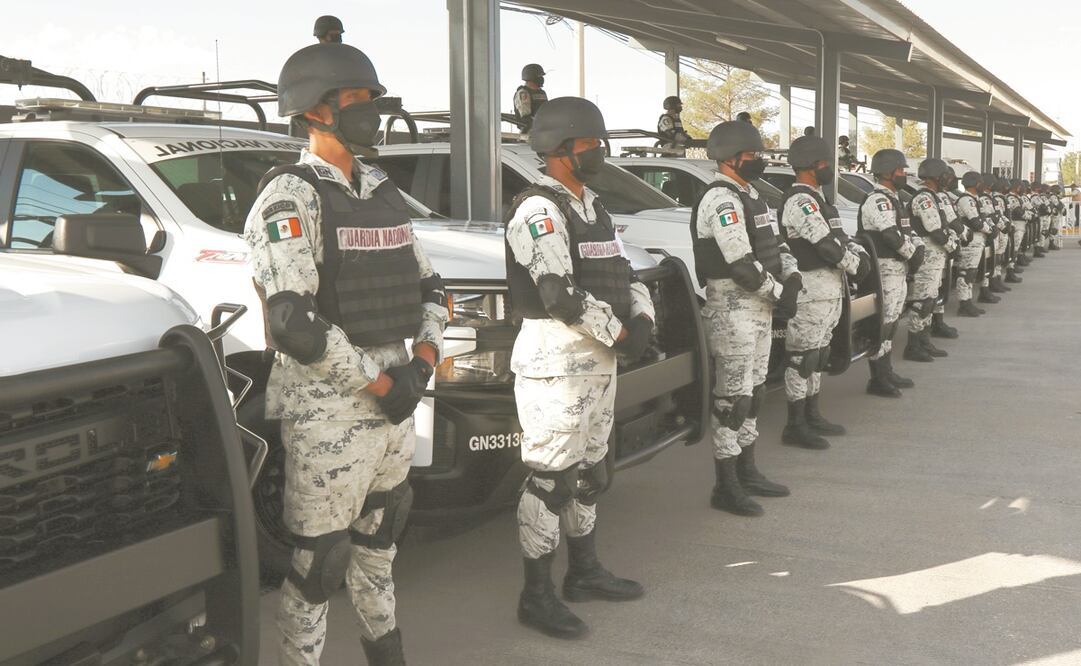 Autoridades federales de seguridad inauguraron ayer un cuartel de la Guardia Nacional en Ciudad Juárez, Chihuahua. Foto: Presidencia.
