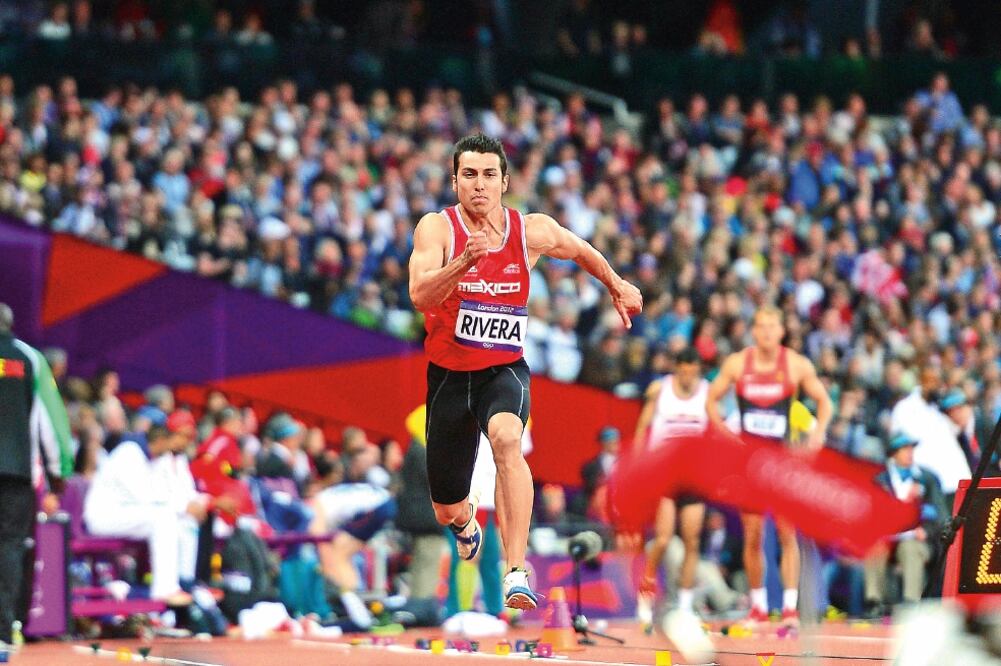 El saltador Rivera busca dar la marca y estar en sus segundos Olímpicos (HÉCTOR VIVAS. JAM MEDIA))