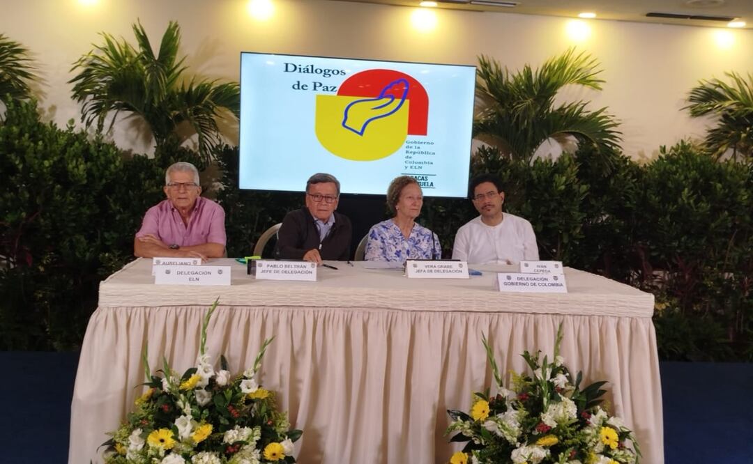 Gobierno colombiano y el ELN firman acuerdo para incluir a ciudadanos en proceso de paz. Foto: X (@DelegacionEln)