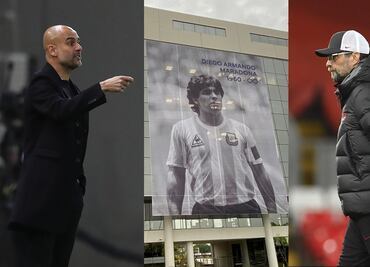 Pep Guardiola y Jürgen Klopp hablan de Maradona