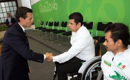 Instruye Peña Nieto a igualar estímulos para atletas paralímpicos