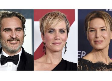 Renée Zellweger y Joaquin Phoenix, entre los presentadores de Globos de Oro