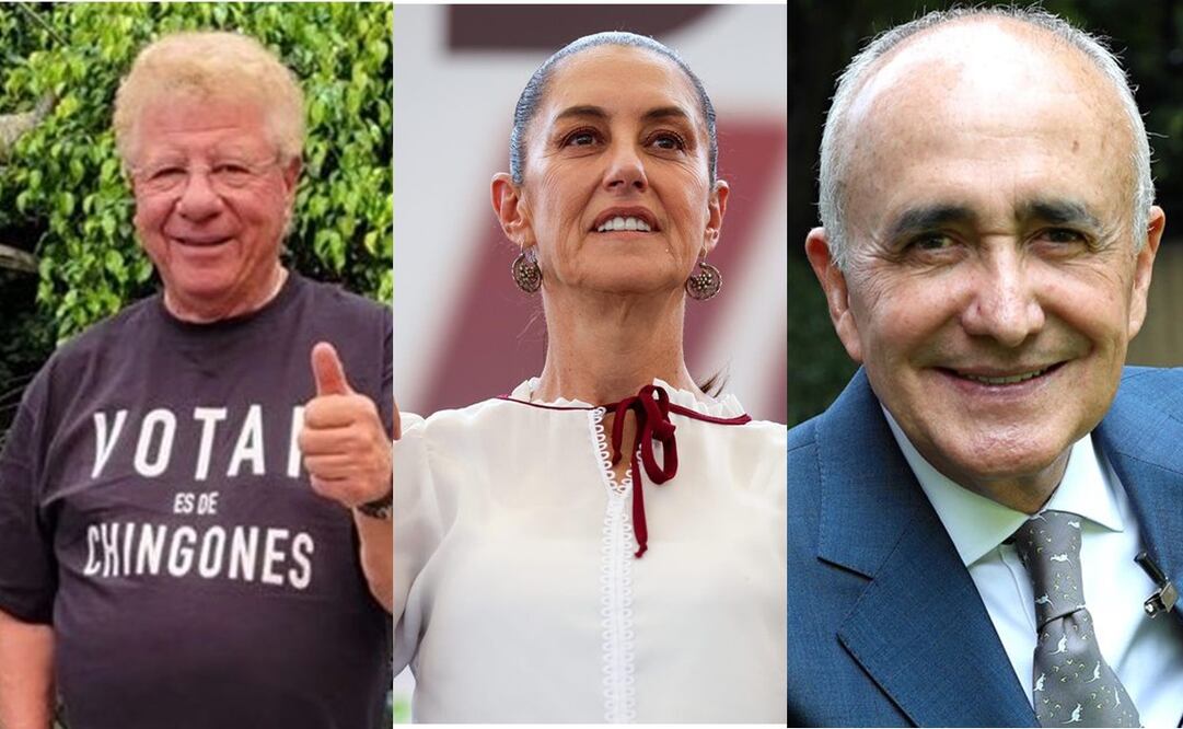 Alazraki y Pedro Ferriz reaccionan a encuesta de Televisa que da victoria a Sheinbaum. Foto: Especial