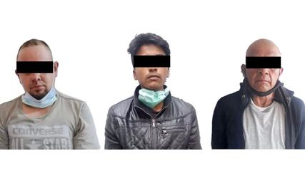 Detienen en Tula a sujetos que se trasladaban armados y en camioneta con placas de la Guardia Nacional 