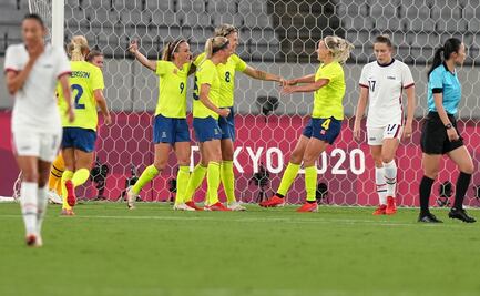 Suecia golea a Estados Unidos en la primera jornada del futbol femenil en Tokio 2020