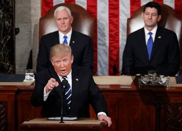Análisis. El primer discurso de Trump ante el Congreso