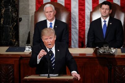 Análisis. El primer discurso de Trump ante el Congreso