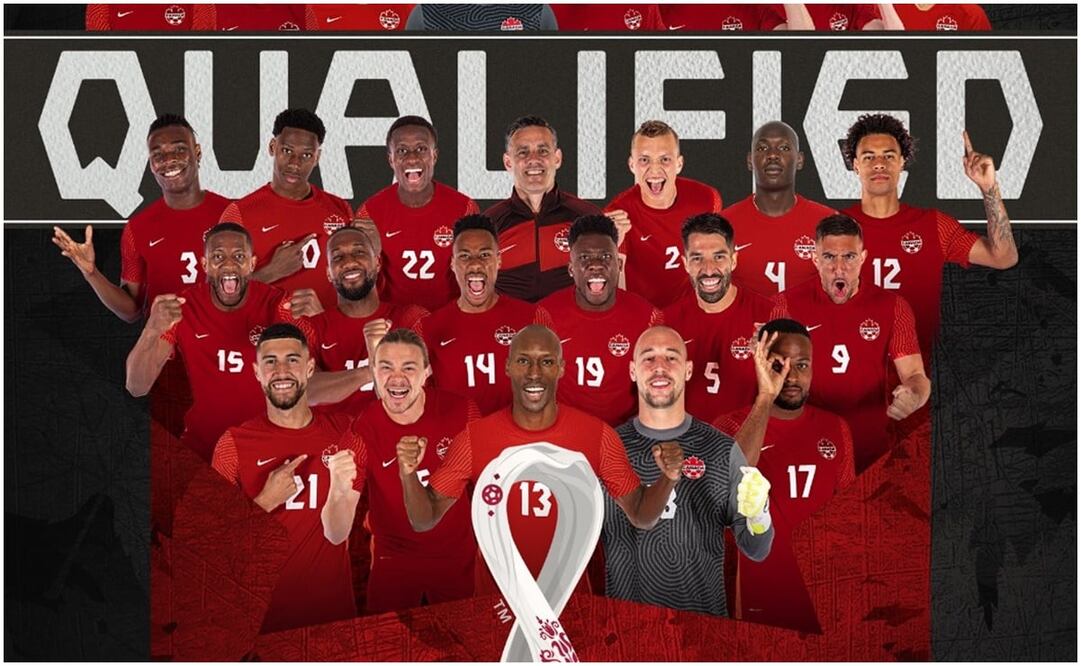 Canadá consigue su clasificación a Qatar 2022 tras golear a Jamaica / FOTO: Twitter