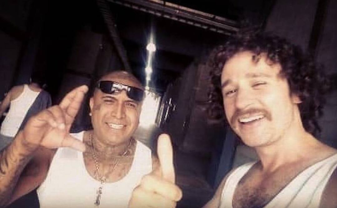 Foto: Tomada de @c4jimenez/ El actor Álvaro Rodrigo Pérez participando con el youtuber Luisito Comunica