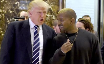 Critican a Donald Trump por cenar con Kanye West y Nick Fuentes, un supremacista blanco