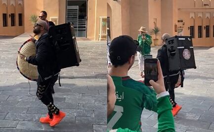 Mexicano recorre las calles de Qatar con la bocina del “fierro viejo”
