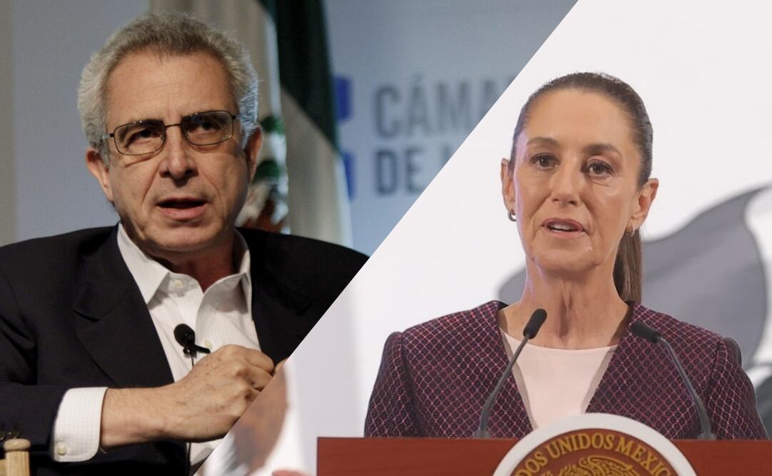 El expresidentre Ernesto Zedillo y la presidenta Claudia Sheinbaum. Foto: EFE y Gabriel Pano / EL UNIVERSAL