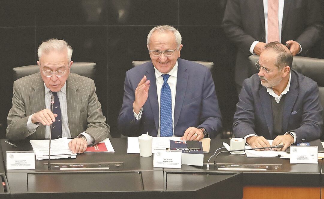 Subsecretario para América del Norte, Jesús Seade (centro), dijo que México rechaza a los supervisores estadounidenses. Foto: ARCHIVO EL UNIVERSAL