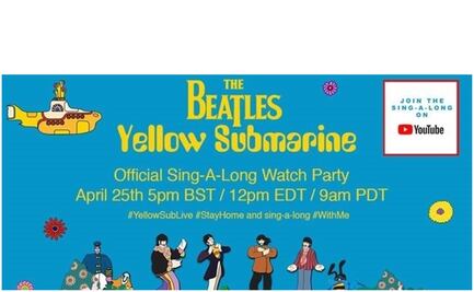The Beatles invita a un karaoke mundial con "Yellow Submarine"