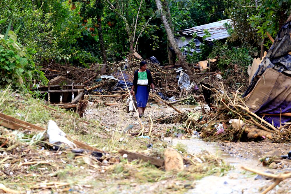Casas dañadas en Xaltepec, Puebla (Cuartoscuro)