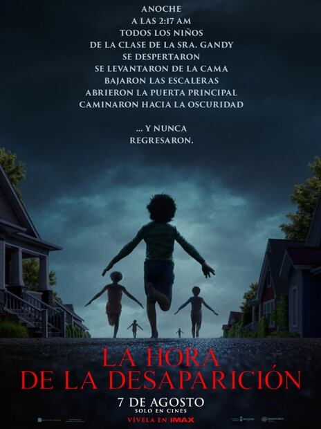 Poster oficial de "La hora de la desaparición"