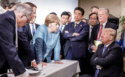 Merkel vs Trump: la fotografía que se ha hecho viral de la Cumbre del G7