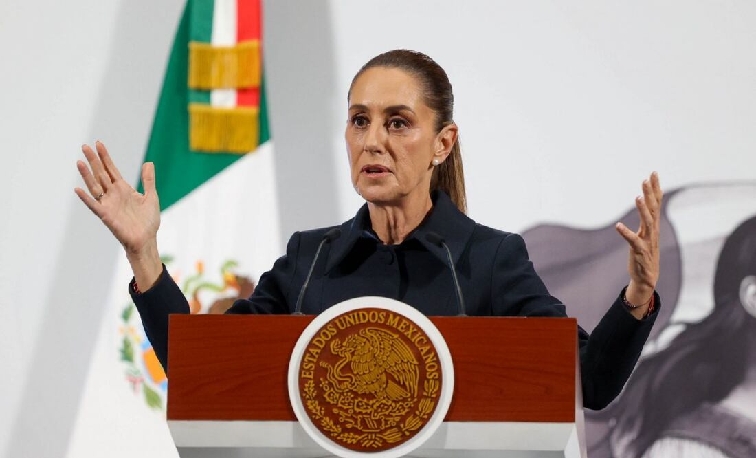 Claudia Sheinbaum Pardo en su Mañanera del Pueblo en Palacio Nacional este jueves 21 de agosto de 2025. Foto: Moisés Pablo/ Cuartoscuro