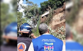 Alcaldía Miguel Hidalgo trabaja para mitigar riesgos por derrumbe en Bosques de la Reforma; buscan reabrir la vialidad lo más pronto posible