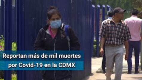 CDMX reporta mil 57 muertes por coronavirus