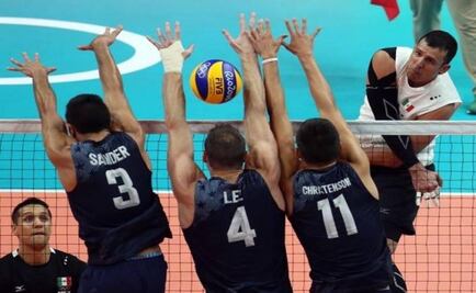 U.S. men down Mexico to reach quarter-finals in volleyball