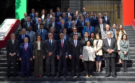 Presidente del PRI se reúne con integrantes del cuerpo diplomático acreditado en México 