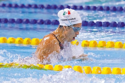 Recompensa  a la selección de natación