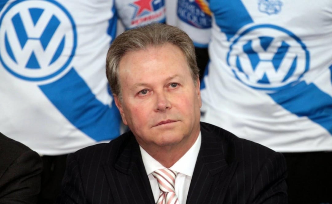 Twitter. Ricardo Henaine en una conferencia con Club Puebla