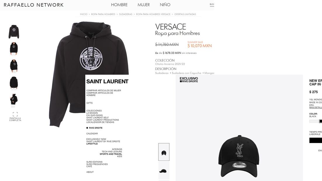 El costo de las dos prendas que utilizó Belinda es de más de 19 mil pesos, ya que las marcas son altamente reconocidas en el mundo de la moda. Foto: Raffaello Network / Saint Laurent