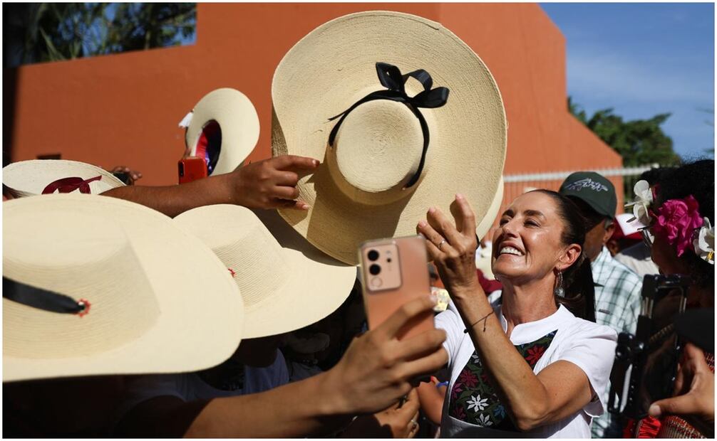 Claudia Sheinbaum, candidata presidencial de Morena. Foto: Diego Simón/EL UNIVERSAL