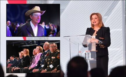 Maru Campos rinde primer informe de gobierno en Chihuahua y reúne a Aracely Arámbula, Adán Augusto López y Fox