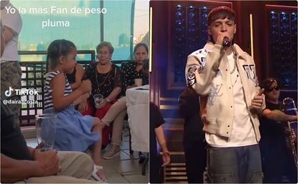 ¿La más fan? Niña se hace viral en TikTok por recrear el peculiar paso de Peso Pluma