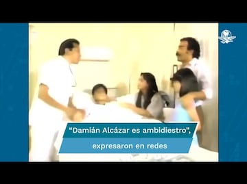 Viralizan video de Damián Alcázar promocionando el programa de “Solidaridad”, de Salinas de Gortari