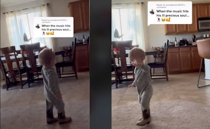 TikTok: bebé baila "La Chona" con botas vaqueras y rompe internet
