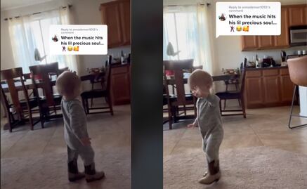 TikTok: bebé baila "La Chona" con botas vaqueras y rompe internet