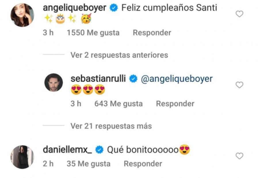 Sebastian Rulli y Angelique Boyer celebran los 12 años de Santiago, el hijo del actor
