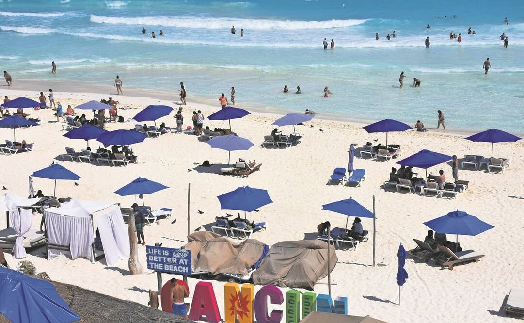 Playa de Cancún. Foto: Elizabeth Ruíz/EL UNIVERSAL