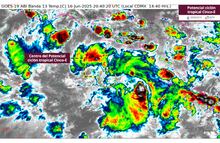 Se forma ciclón tropical Cinco-E en el Pacífico; prevén se intensifique a tormenta Erick y afecte estas entidades