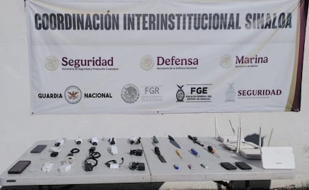 Aseguran objetos prohibidos dentro del penal de Culiacán, Sinaloa; hallan módems, bandas anchas, celulares y puntas