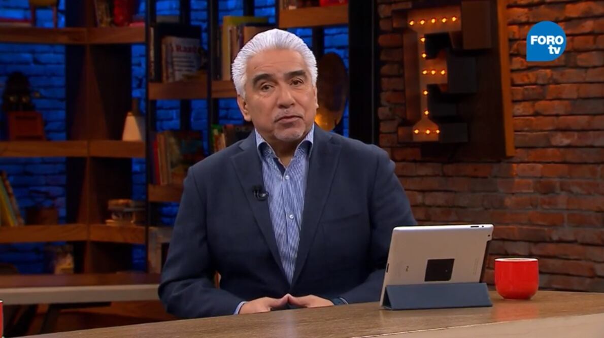 Ricardo Alemán en una emisión de su programa "La Mudanza" que sale del aire. Foto: captura de pantalla