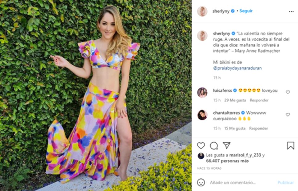 Sherlyn presume cuerpo de impacto en el look ideal para la playa