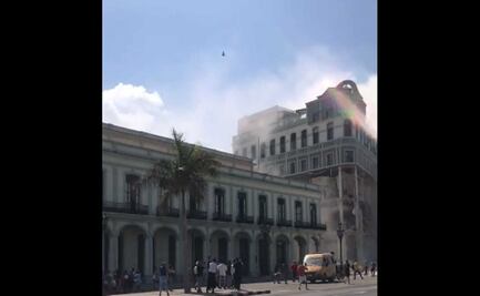 Así se vio la explosión del Hotel Saratoga en La Habana, Cuba