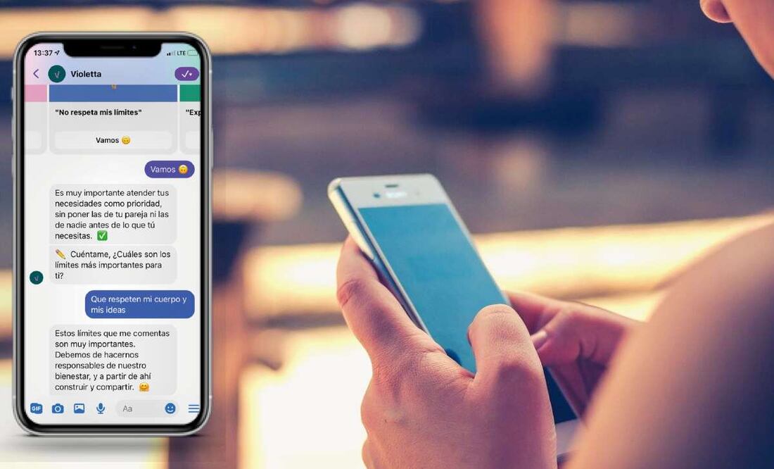 Conversa con Violetta, tu confidente digital