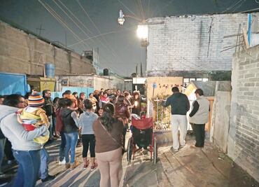 “Hacemos las posadas en el patio por seguridad”
