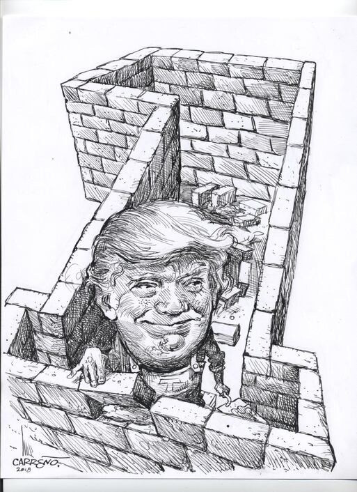 Sus muros de ignominia