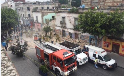 ERUM atiende a dos por derrumbe en el Centro