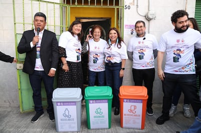 Contenedores de residuos de tres colores son medida “formativa” para explicar nuevo esquema de separación de residuos en CDMX: Brugada