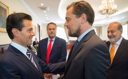 DiCaprio, honrado de colaborar con Peña Nieto y Slim