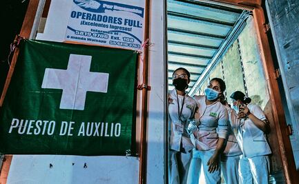 Los socorristas de la Feria de Tultepec