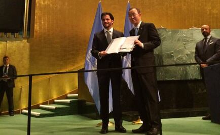 Entrega Pacchiano a ONU ratificación de Acuerdo de París 